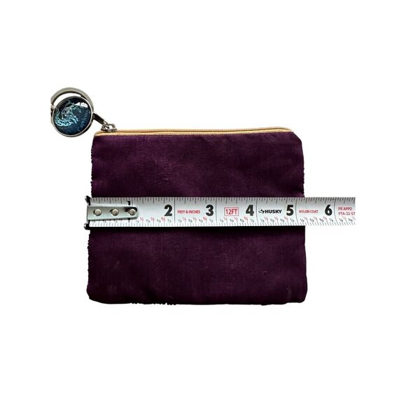 CAPRICORN Beaded Zodiac Astrology Zip Coin Purse - Picture 7 of 8